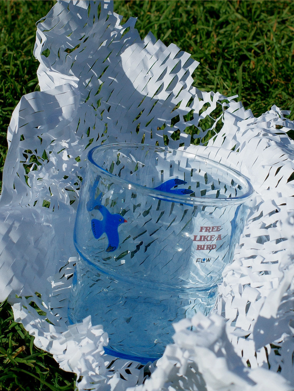 Blue Glass Cup