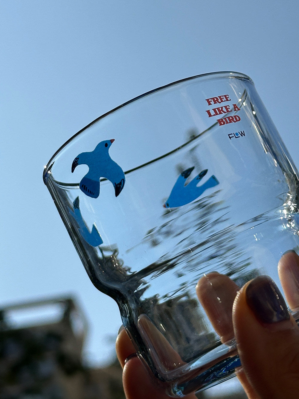 Blue Glass Cup