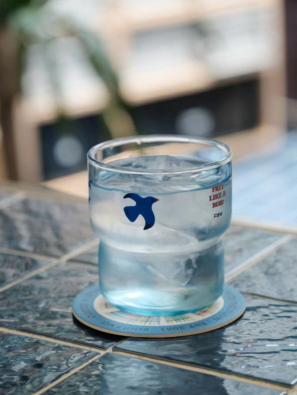 Blue Glass Cup